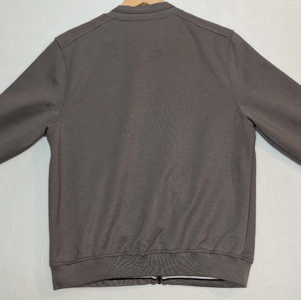 Baseball Style Jacket Full Zip Snap‎ Pockets Magachoni Mens Small